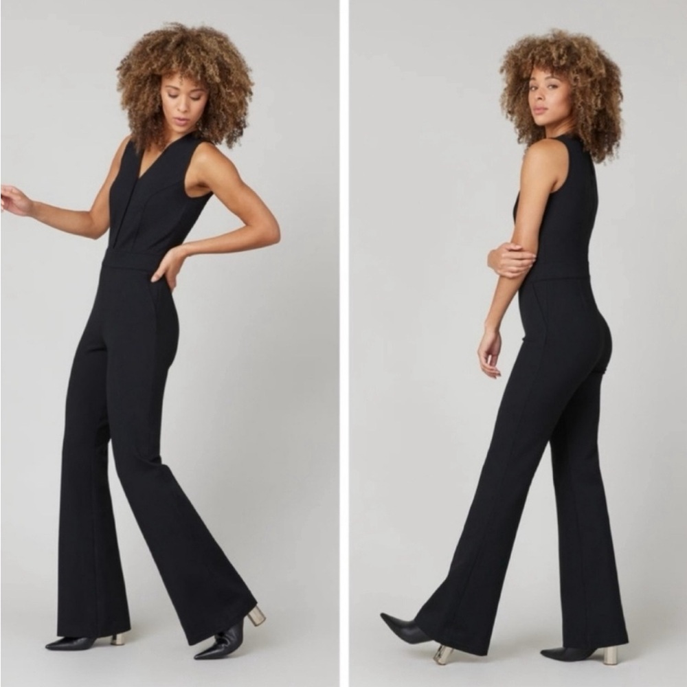 NWT Spanx The Perfect Sleeveless Jumpsuit - black sz XL